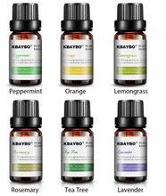 Pure Essential Aromatherapy Oils - 6x10 ml