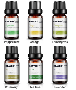 Pure Essential Aromatherapy Oils - 6x10 ml